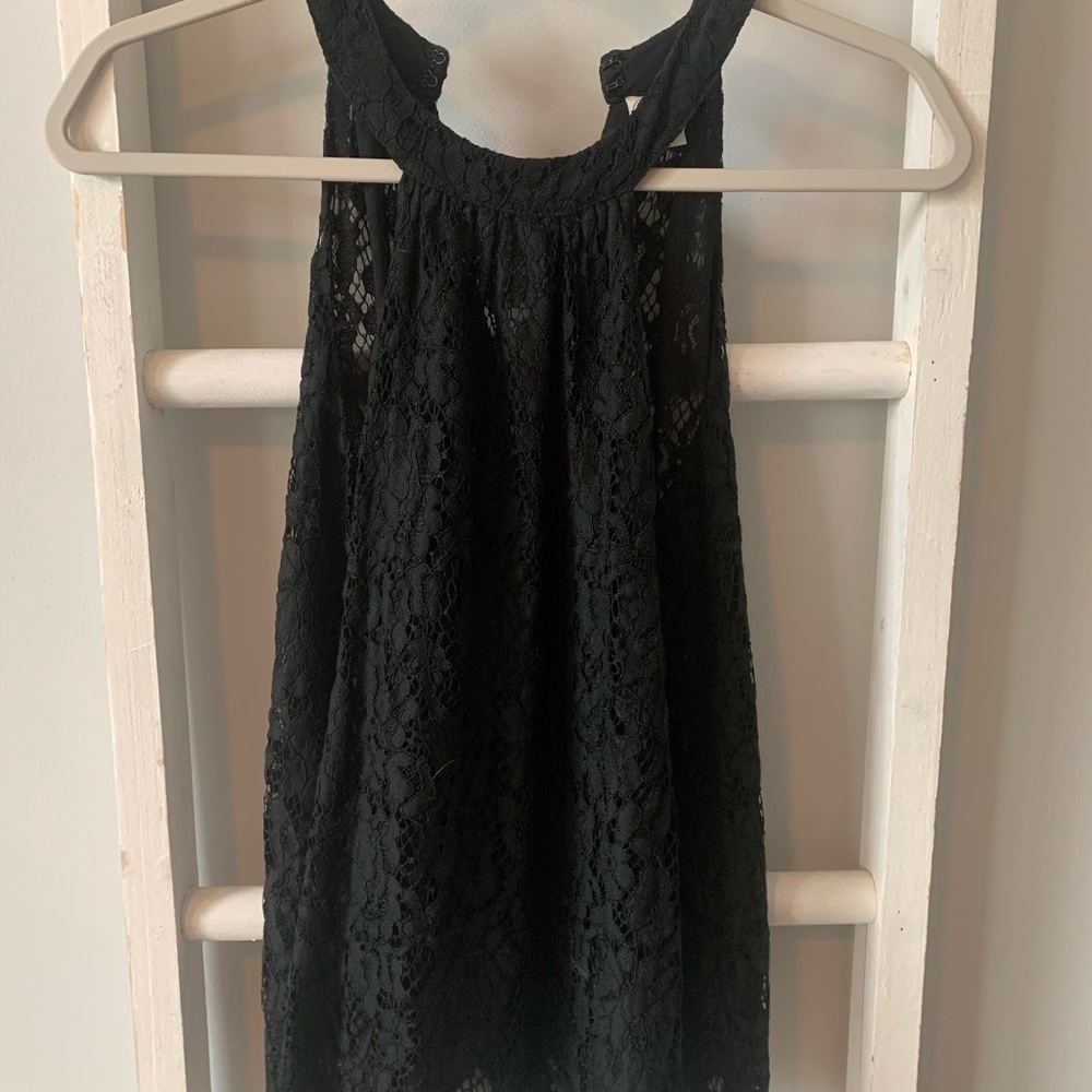 Elegant Black Lace top